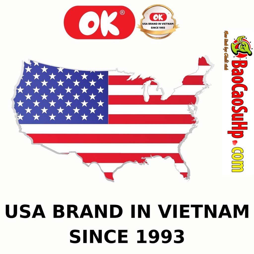  Cửa hàng bán Bao cao su Ok vị Socola ngọt ngào dành cho gia đình 144c/1 hộp hàng mới về