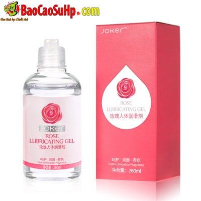Gel bôi trơn The Joker 260ml mềm mượt hoa hồng lô hội