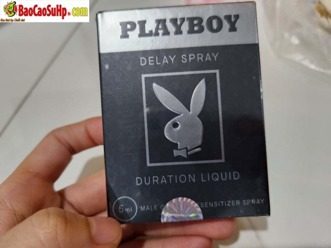 Chai xịt kéo dài Playboy đen USA Tăng cường bản lĩnh nam giới
