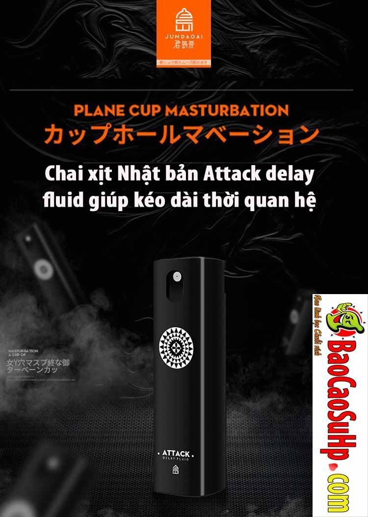 Chai xịt kéo dài thời gian quan hệ Nhật Bản Attack Delay fluid tốt