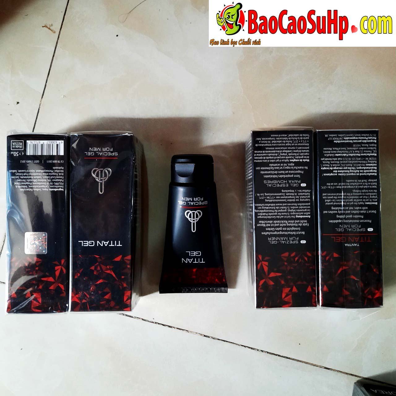 Gel Titan Nga cao cấp Hải Phòng kích thích nam giới tăng cường sức mạnh