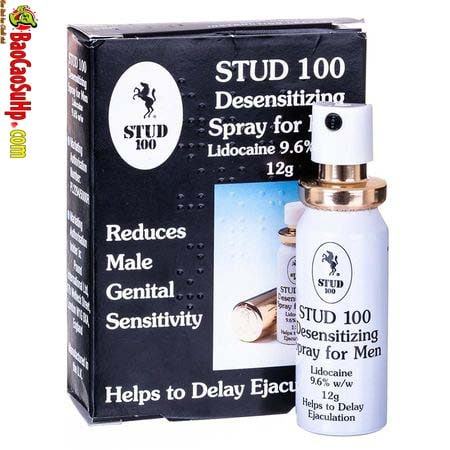 Chai xịt Stud 100 UK nắp vàng chất lượng đảm bảo mua ngay