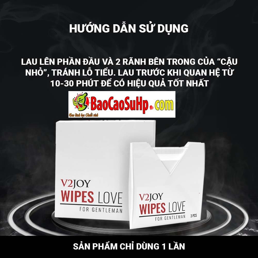  So sánh Khăn lau chống xuất tinh sớm thảo dược Vjoy an toàn hộp 6c cao cấp