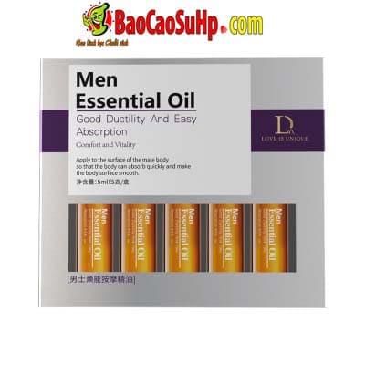 Gel massage body Men tinh dầu thiên nhiên thư giãn da 25ml