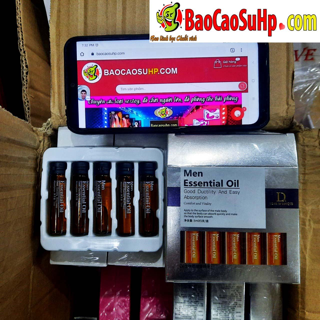 Gel massage body Men tinh dầu thiên nhiên thư giãn da 25ml