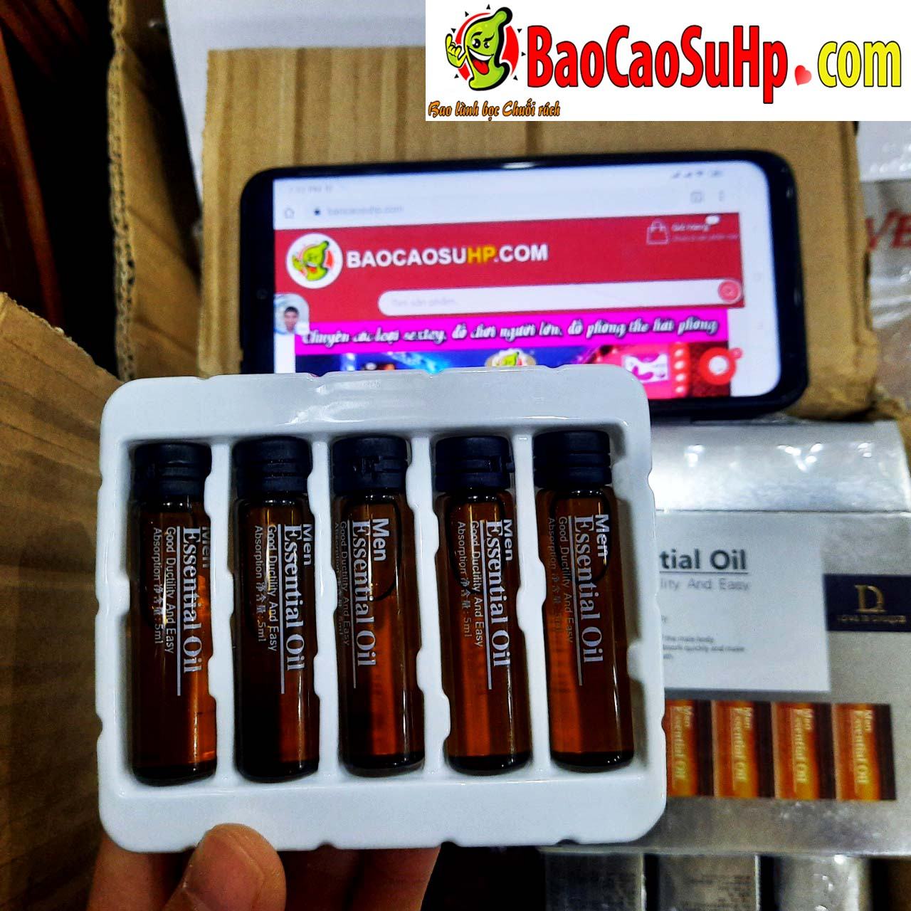 Gel massage body Men tinh dầu thiên nhiên thư giãn da 25ml