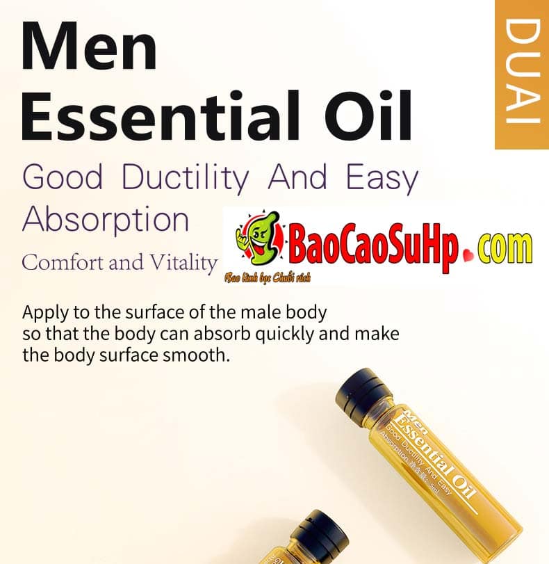 Gel massage body Men tinh dầu thiên nhiên thư giãn da 25ml