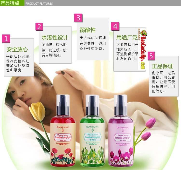 Gel massage body Concubine Loving Liquid giảm đau dưỡng da