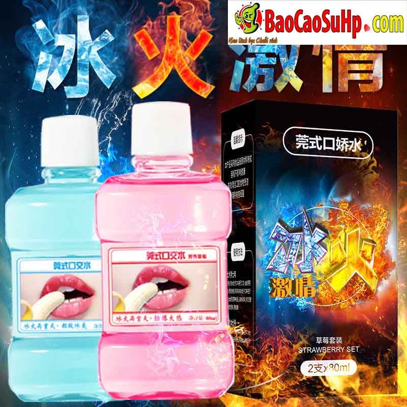 Nước ngậm ma thuật Bj - Cảm giác nóng lạnh kích thích mê say