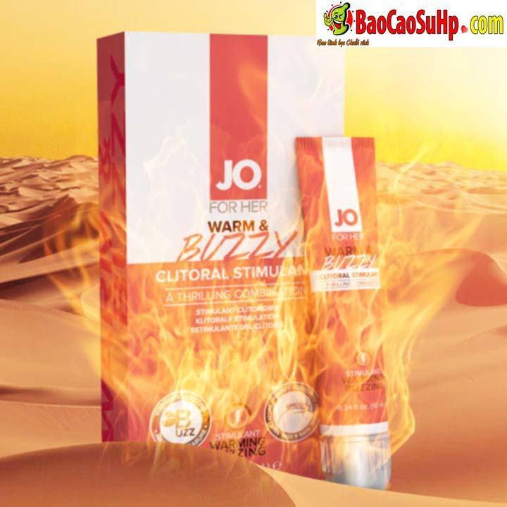 Gel bôi trơn JO® WARM & BUZZY ấm nóng kích thích mãnh liệt
