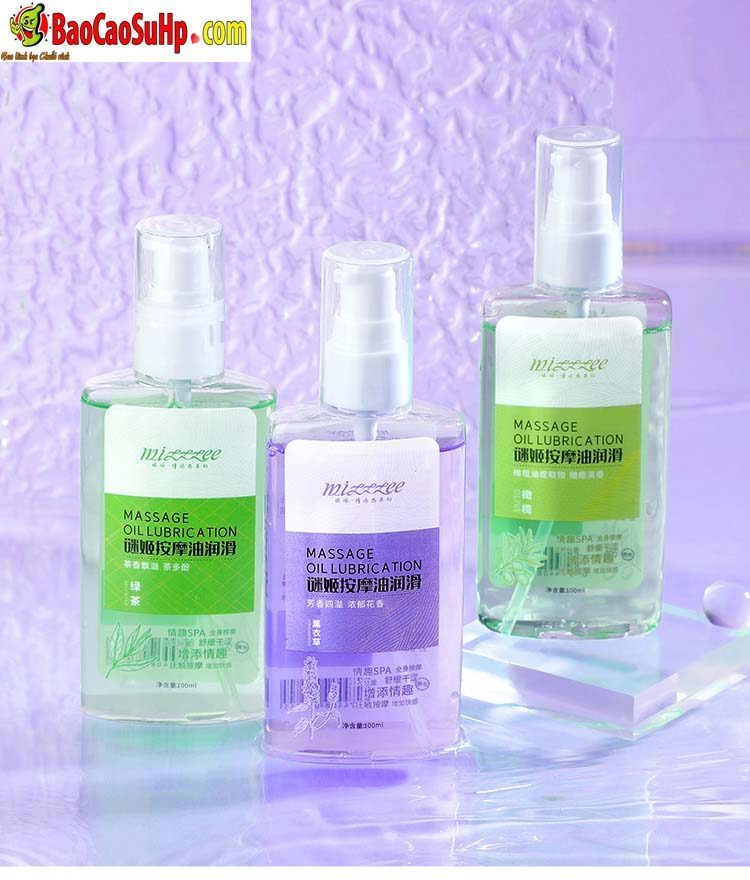Gel massage Mizzzee Alkham cô đặc thơm mát hương oải hương