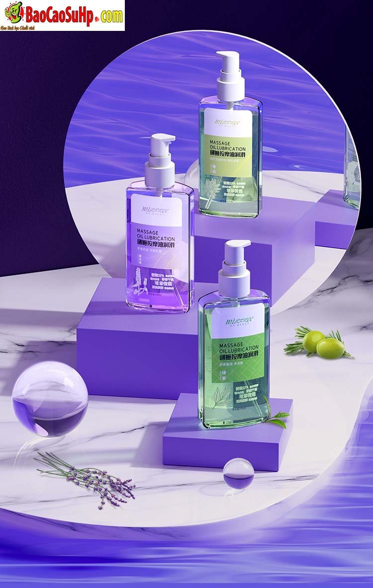 Gel massage Mizzzee Alkham cô đặc thơm mát hương oải hương