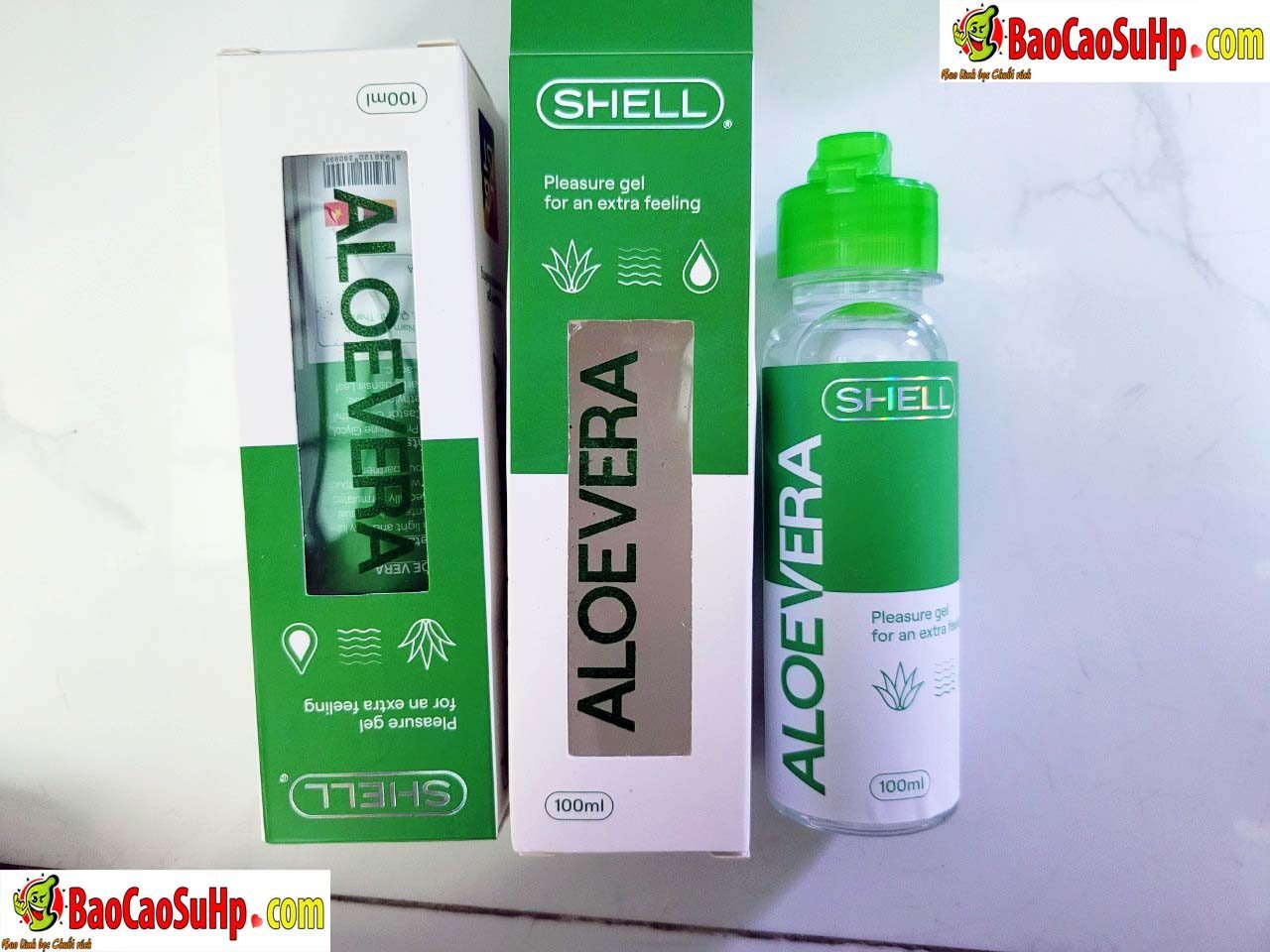 Gel bôi trơn Shell Aloe Vera 100ml mát dịu dưỡng ẩm cao cấp