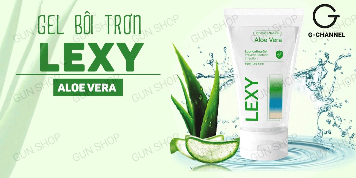Gel bôi trơn Lexy Aloe Đức tinh chất nha đam dịu nhẹ an toàn