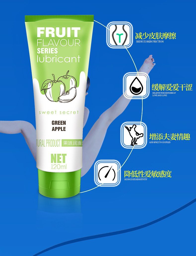 Gel Bôi Trơn OLO 120ml Vị Trái Cây Tự Nhiên Dưỡng Ẩm Mềm Mịn Da