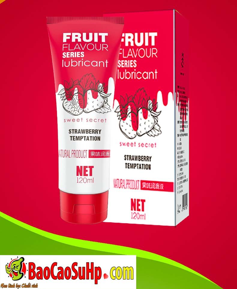 Gel Bôi Trơn OLO 120ml Vị Trái Cây Tự Nhiên Dưỡng Ẩm Mềm Mịn Da