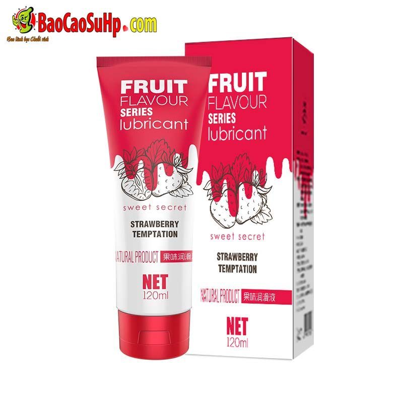 Gel Bôi Trơn OLO 120ml Vị Trái Cây Tự Nhiên Dưỡng Ẩm Mềm Mịn Da