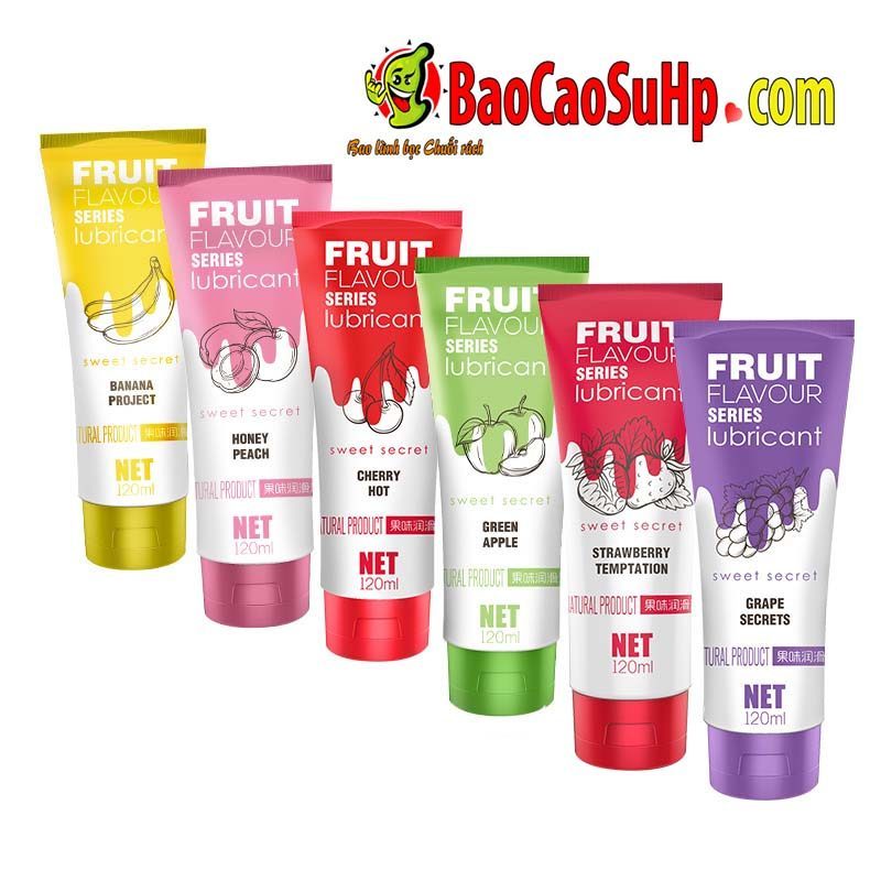 Gel Bôi Trơn OLO 120ml Vị Trái Cây Tự Nhiên Dưỡng Ẩm Mềm Mịn Da