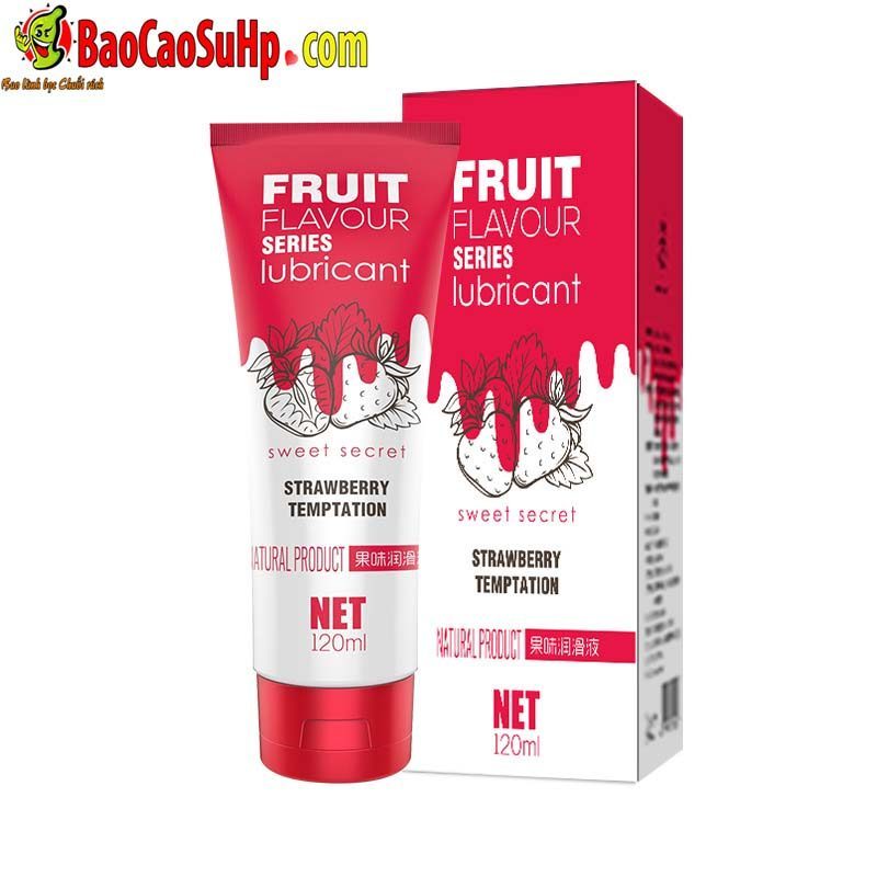 Gel Bôi Trơn OLO 120ml Vị Trái Cây Tự Nhiên Dưỡng Ẩm Mềm Mịn Da