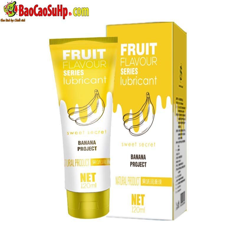 Gel Bôi Trơn OLO 120ml Vị Trái Cây Tự Nhiên Dưỡng Ẩm Mềm Mịn Da