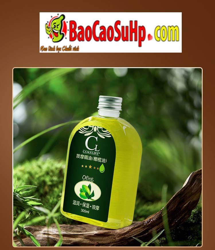  Sỉ Dầu massage Cokelife olive dưỡng ẩm và bôi trơn cuộc sống tình dục 300ml hàng mới về