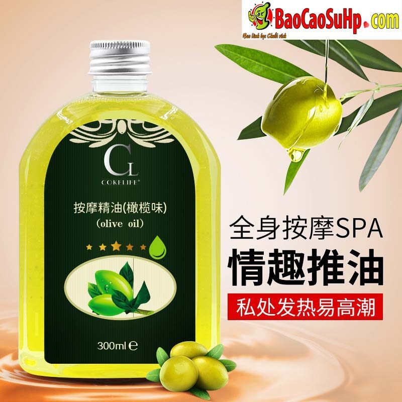  Sỉ Dầu massage Cokelife olive dưỡng ẩm và bôi trơn cuộc sống tình dục 300ml hàng mới về