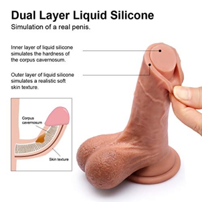 Dương Vật Giả Silicon 2 Da Size Khủng 10in Lovetoy Cao Cấp