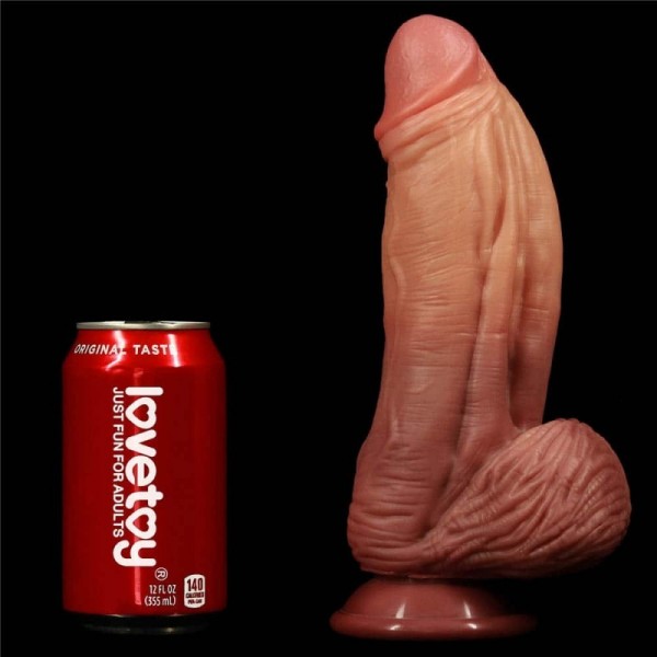 Dương Vật Giả Silicon 2 Lớp Mềm Mịn Siêu Gân Siêu Khủng Lovetoy