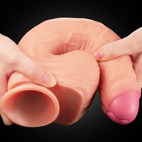 Dương Vật Silicon Cao Cấp 2 Da Mềm Mịn Size Khủng Lovetoy