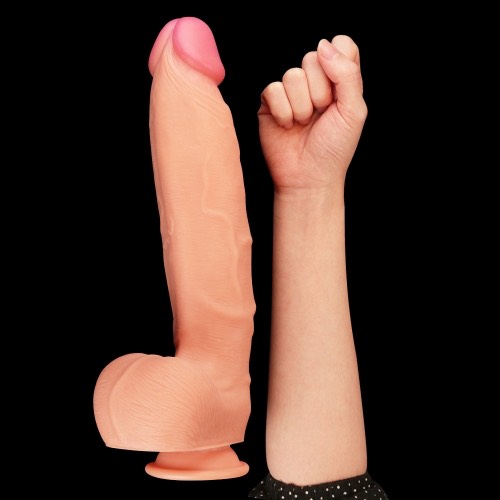 Dương Vật Giả Silicon 2 Da Mềm Mịn Size Lớn 12in - Lovetoy Cao Cấp