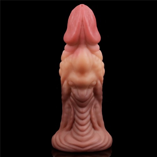 Dương Vật Giả Silicon Siêu Mềm 7in Gân Nổi Lovetoy USA Chất Lượng Cao