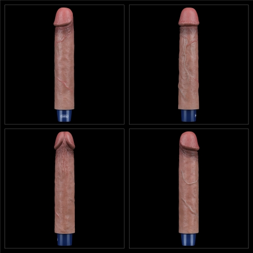 Dương Vật Giả Real Soffee Mềm Như Thật Rung Mạnh Sạc Pin