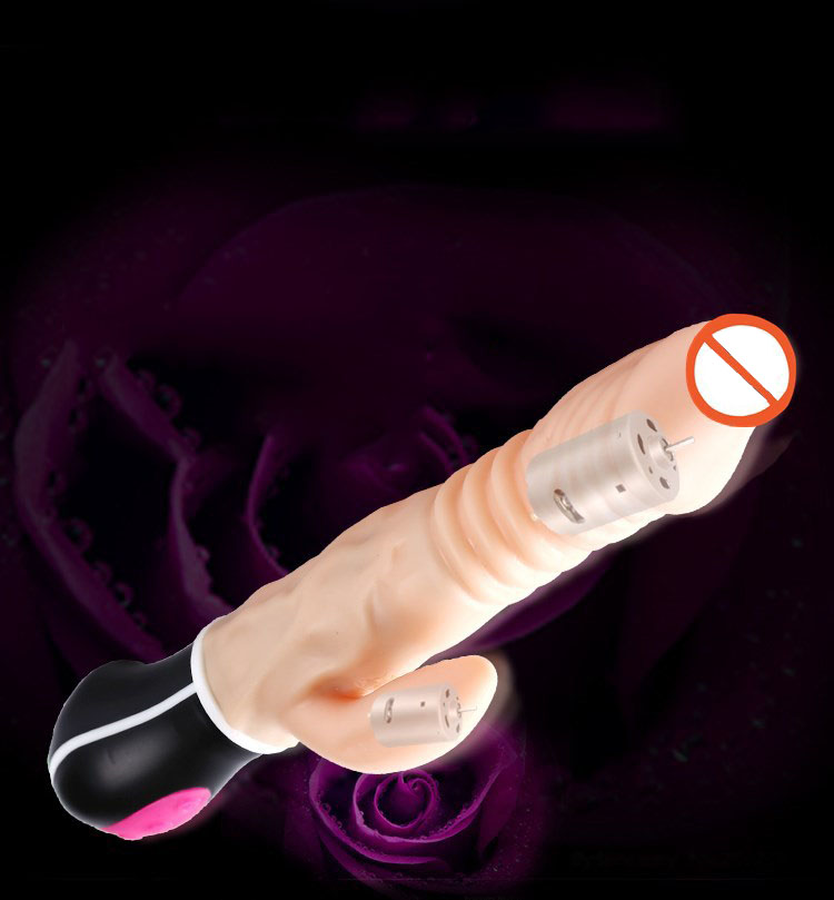 Dương Vật Giả Silicon 4in1 Rung Sưởi Ấm Như Thật Giá Tốt