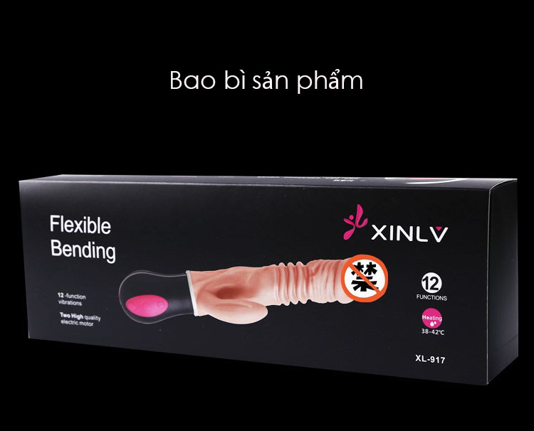 Dương Vật Giả Silicon 4in1 Rung Sưởi Ấm Như Thật Giá Tốt