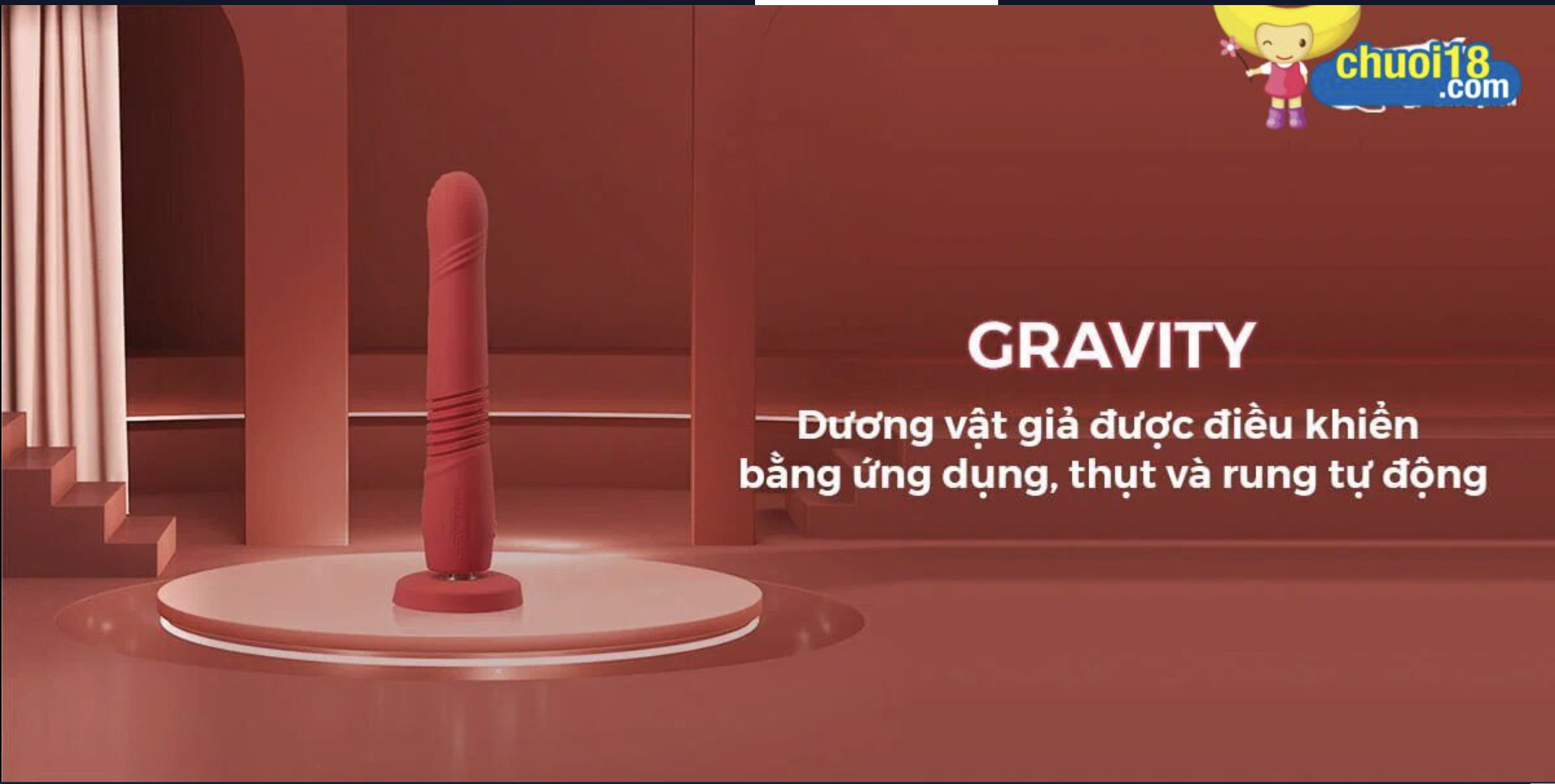 Dương Vật Giả Cao Cấp Rung Thụt Mạnh Điều Khiển Điện Tử