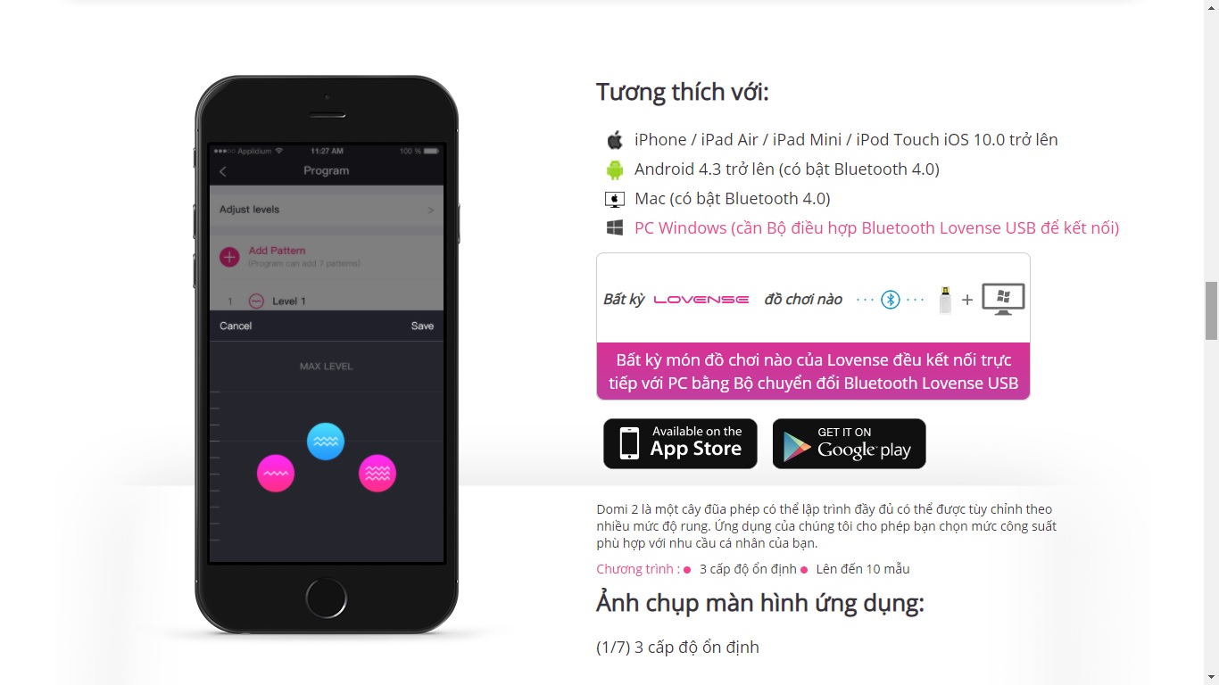 Chày Rung Thông Minh Siêu Mạnh Kết Nối App Điều Khiển Dễ Dàng