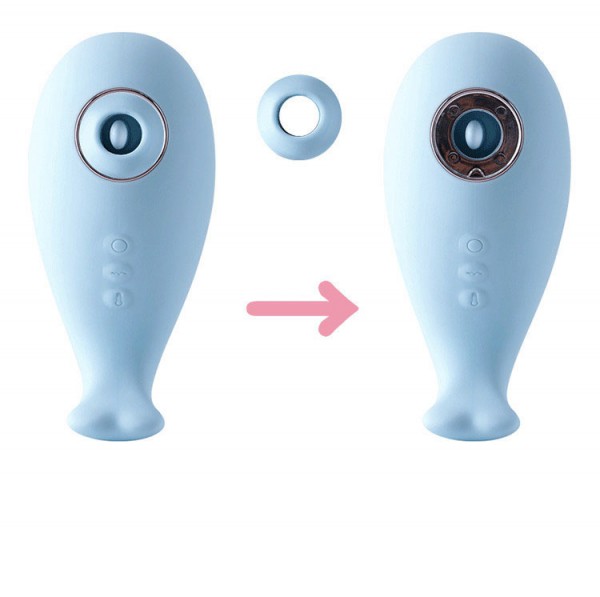 Máy Rung Hút Âm Đạo Ngực Zemalia Little Wale Siêu Mạnh