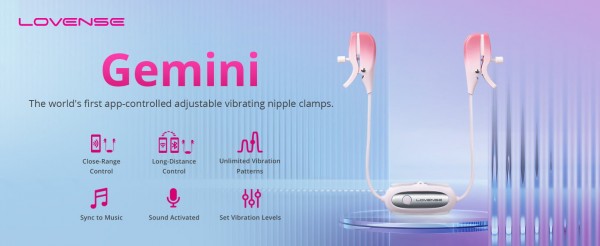  Review Máy Massage Kẹp Núm Vú Siêu Rung - Điều Khiển Điện Thoại Toàn Thế Giới - Lovense Gemini cao cấp