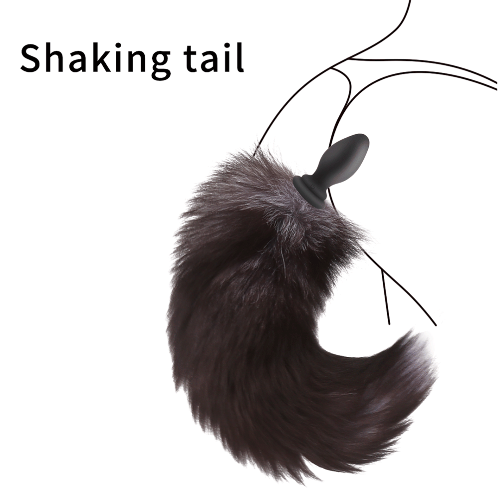 Đuôi Cao Cao Cấp Có Rung Điều Khiển Tiện Lợi Pin Sạc