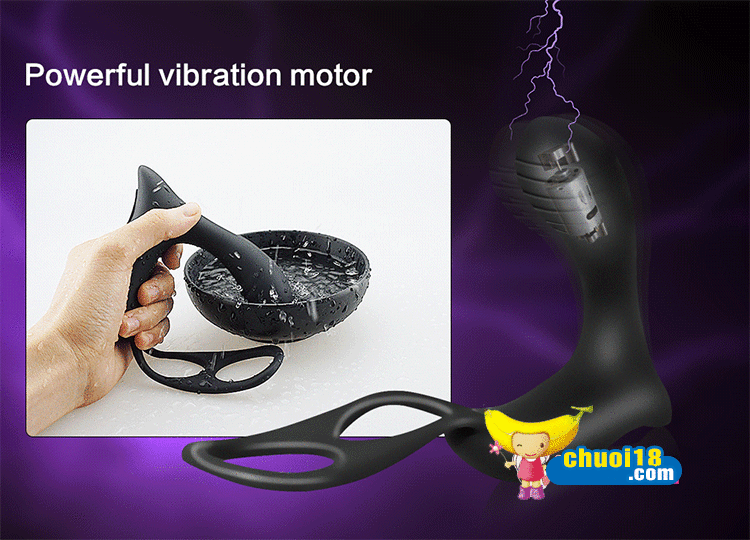 Máy Rung Hậu Môn Vòng Đeo Dương Vật Sưởi Ấm Điều Khiển Từ Đồng Hành