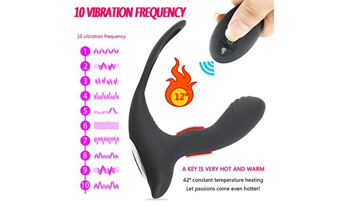 Máy Rung Hậu Môn Vòng Đeo Dương Vật Sưởi Ấm Điều Khiển Từ Đồng Hành