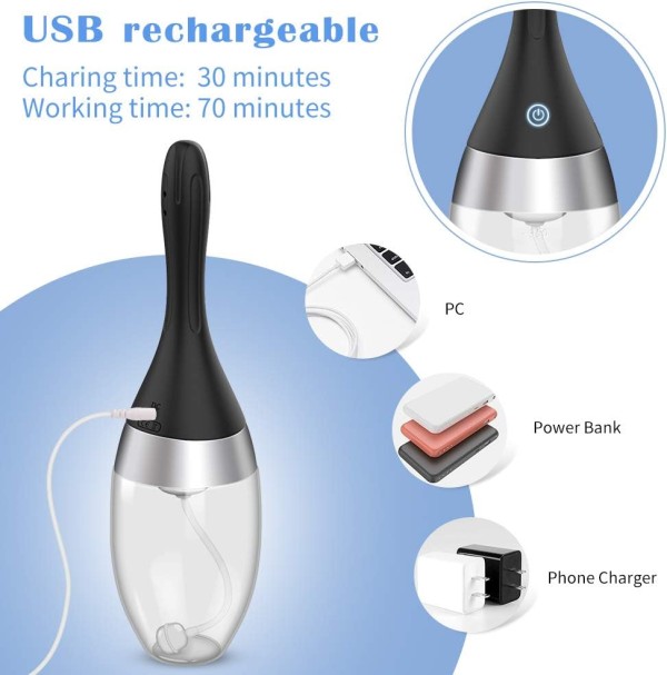 Thiết Bị Rửa Hậu Môn Tự Động Sạc Pin Tiện Lợi Giá Tốt