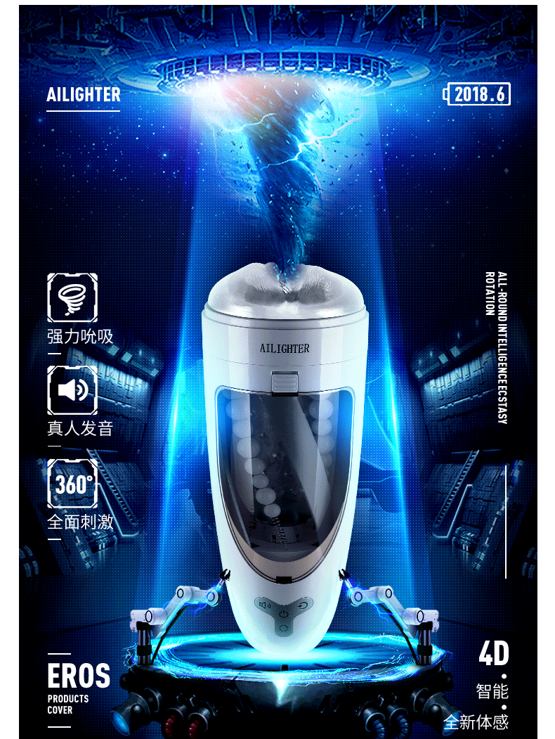  Bán Máy Thủ Dâm Âm Đạo Giả Tự Động Xoay 360 Độ - Dán Tường Siêu Sướng - Ailighter JUICER hàng xách tay