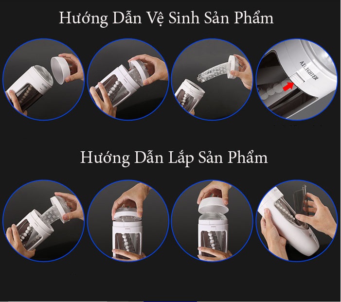  Bán Máy Thủ Dâm Âm Đạo Giả Tự Động Xoay 360 Độ - Dán Tường Siêu Sướng - Ailighter JUICER hàng xách tay