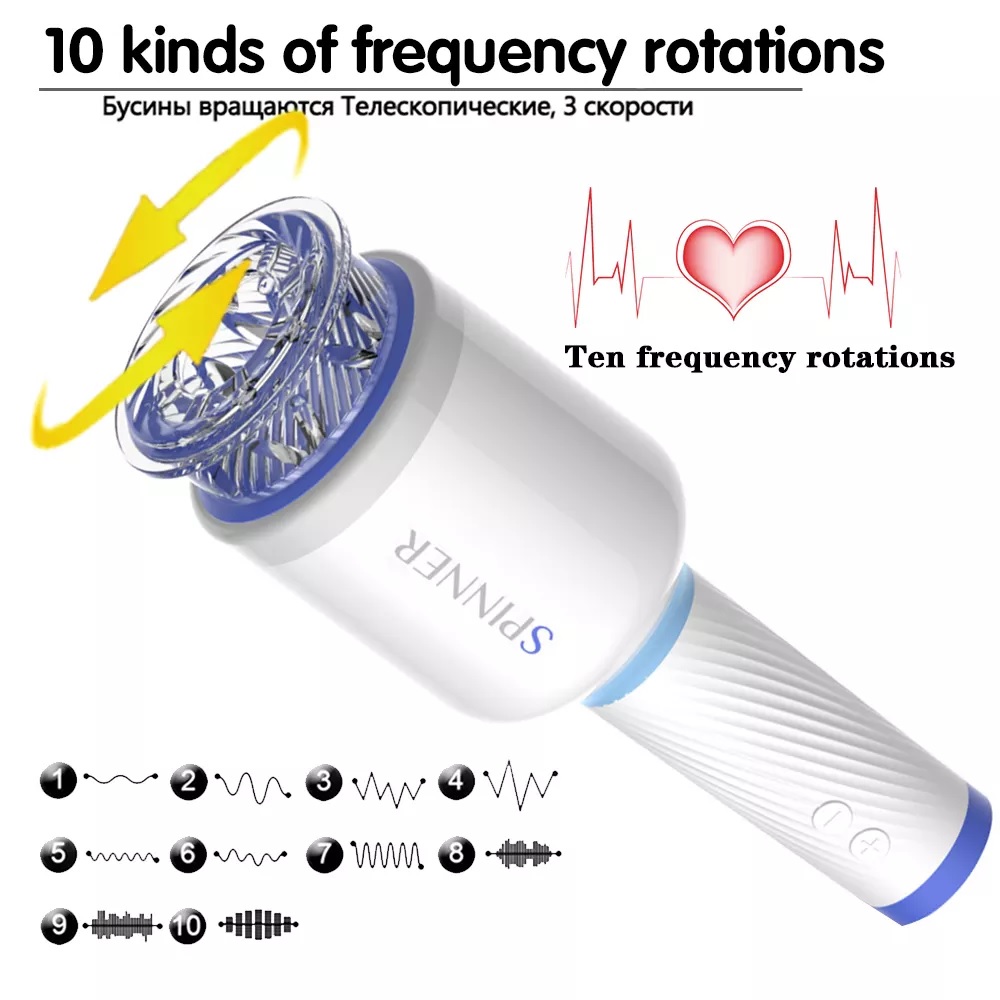 Cốc Thủ Dâm Leten Spinder Nhật Bản Xoay 360 Độ Siêu Phê