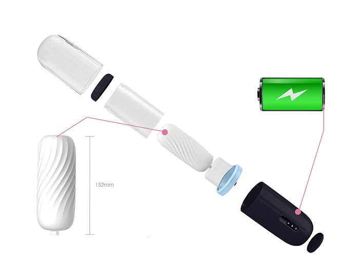 Âm Đạo Giả Svakom Alex Rung Tự Động Cao Cấp USA Kích Thích Mạnh