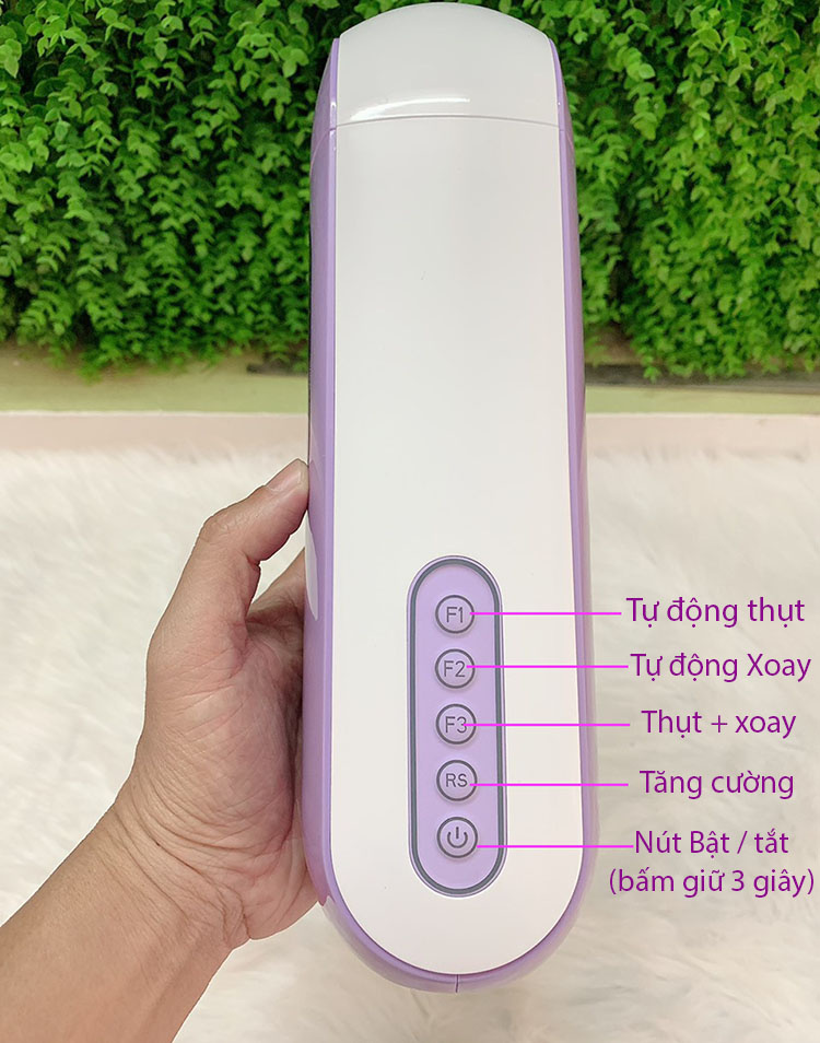Máy Âm Đạo Tự Động Siêu Mạnh Điều Khiển Qua Điện Thoại Sưởi Ấm