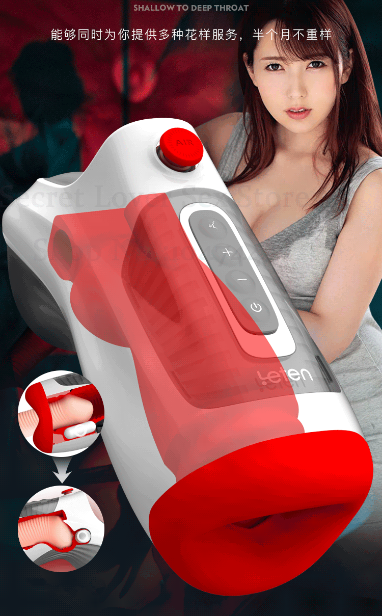  Mua Cốc Thủ Dâm Mô Phỏng Như Miệng Tự Động Có Bóp - Leten New Air Oral nhập khẩu