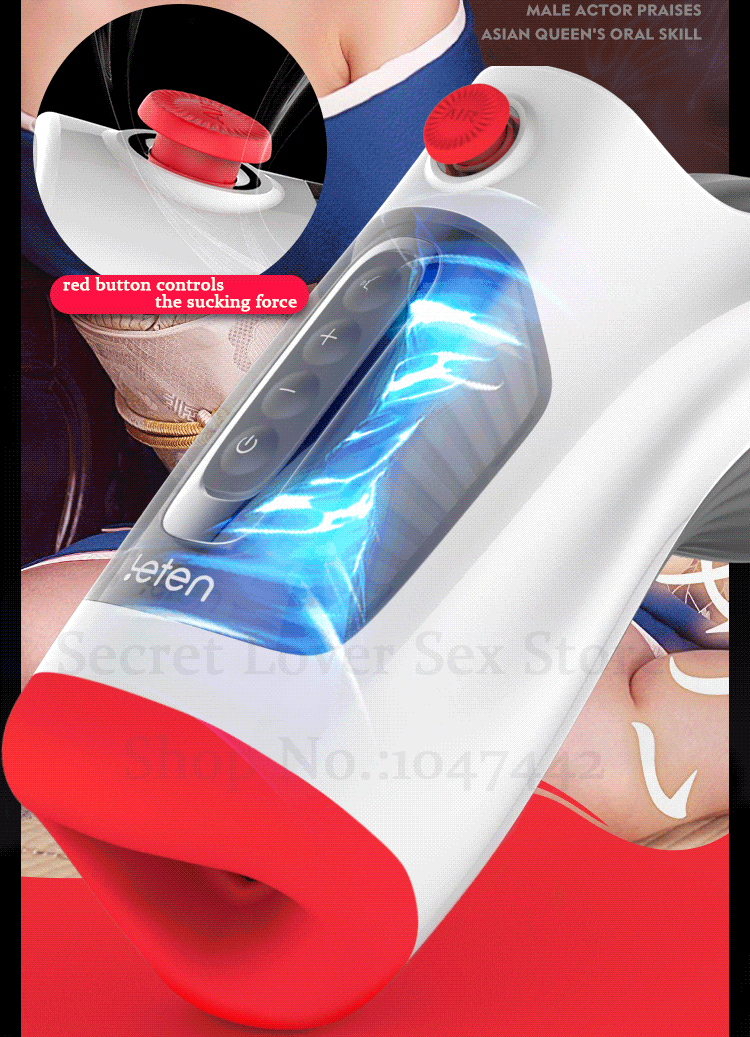 Cốc Thủ Dâm Leten New Air Oral Tự Động Siêu Thật, Kích Thích