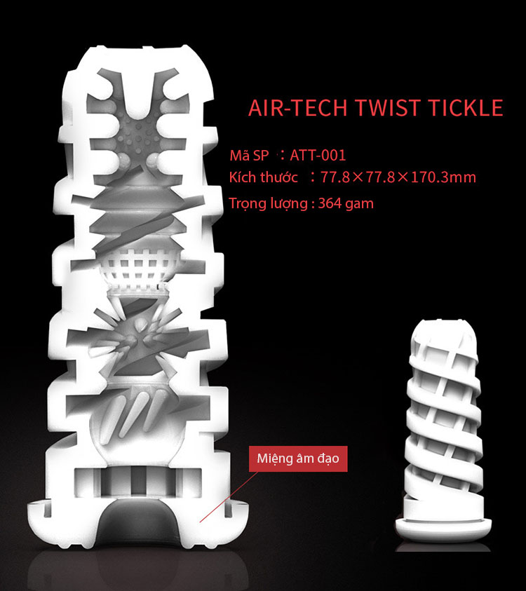 Cốc Thủ Dâm Nhật Bản Tenga Air Tech Twist Siêu Thoáng Khí